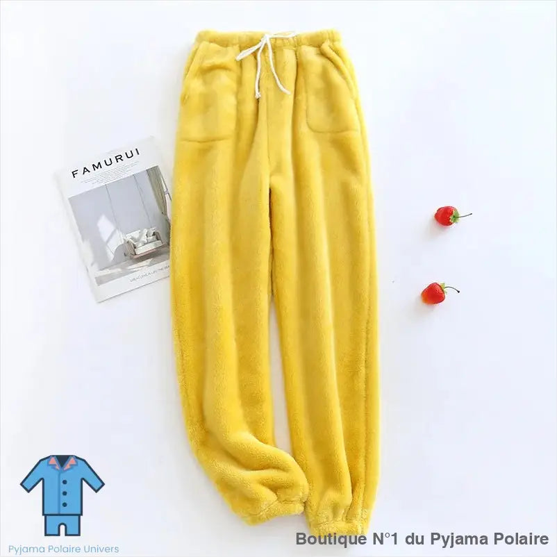 Pantalon de Pyjama Femme Polaire