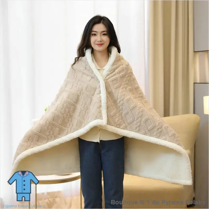 Poncho Polaire Femme Pyjama