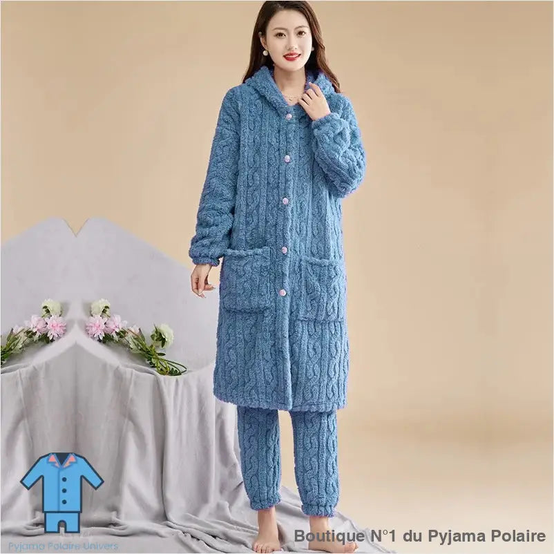 Pyjama Polaire Femme Avec Haut Long