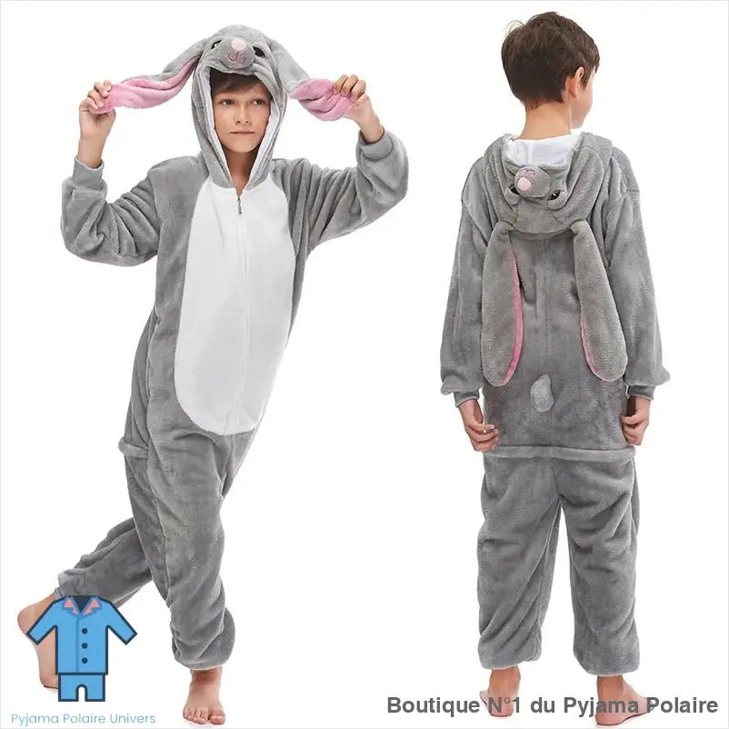 Surpyjama polaire garçon lapin